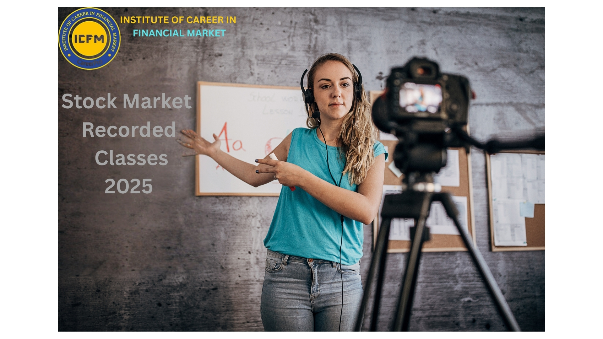 Working professionals learning trading with Stock Market Recorded Course 2025 at ICFM