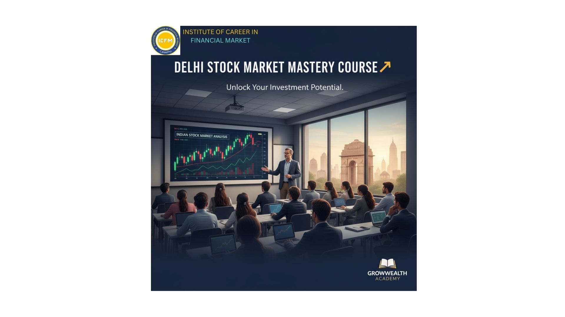 From Chandni Chowk to Wall Street – Stock Market Course in Delhi at ICFM
