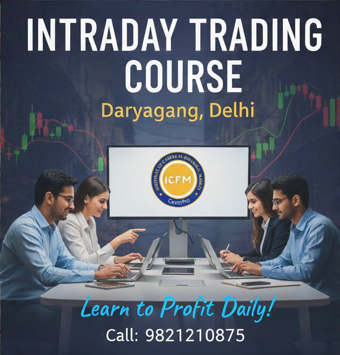 Best intraday trading institute in Daryaganj with certification