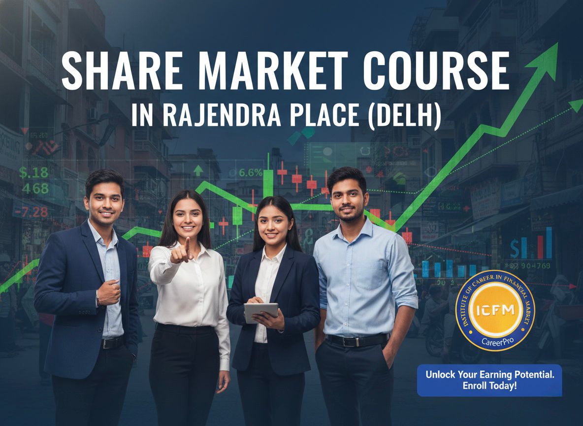Share Market Course in Rajendra Place with Live Trading Training by ICFM India