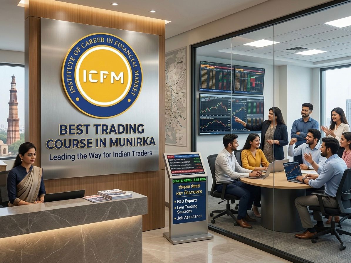 Best Trading Course in Munirka with Live Market Training by ICFM India