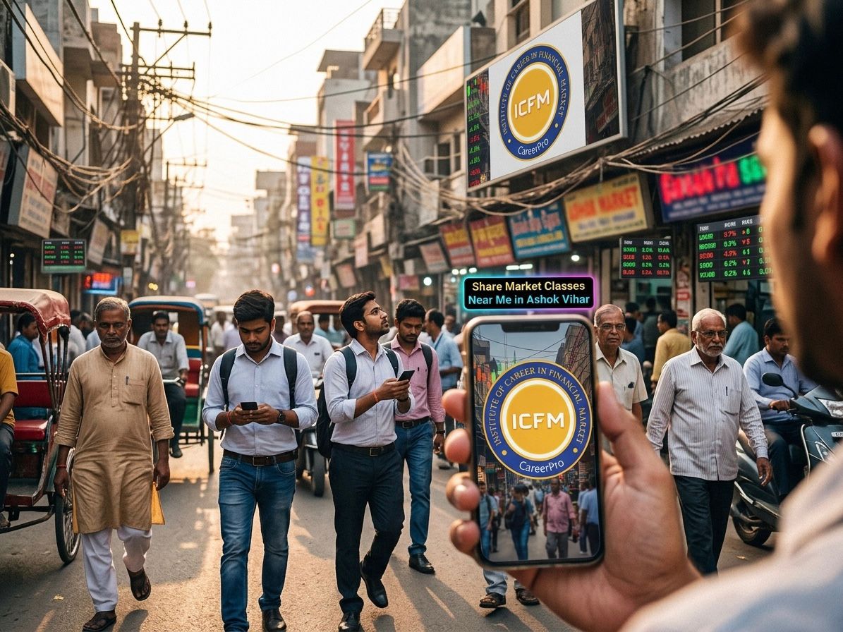 Share Market Classes Near Me in Ashok Vihar – Stock Market Training by ICFM India