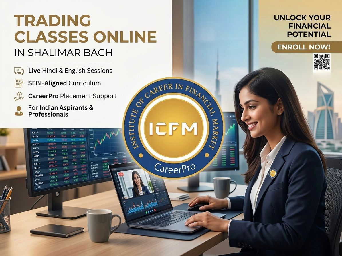 Trading Classes Online in Shalimar Bagh with Live Market Training by ICFM India