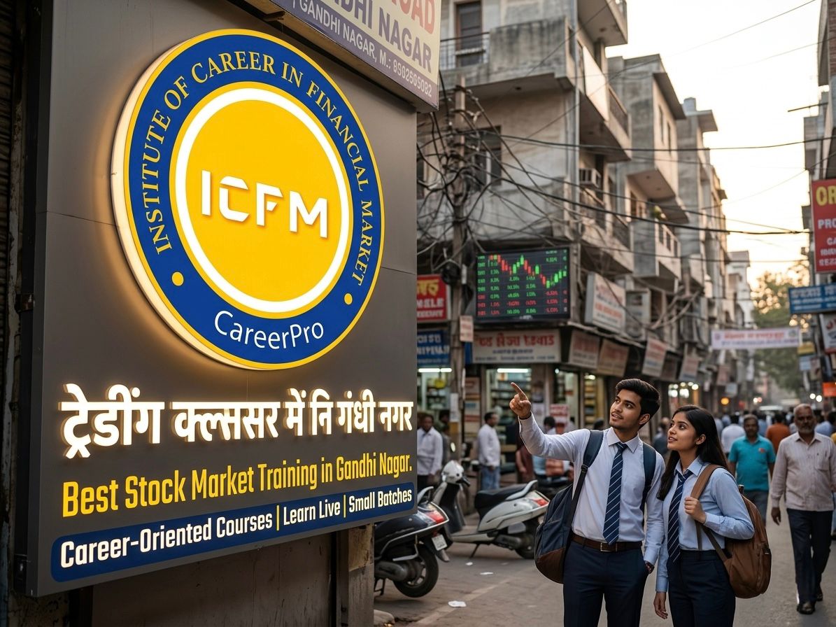 Trading Classes Near Me in Gandhi Nagar with Live Stock Market Training by ICFM India