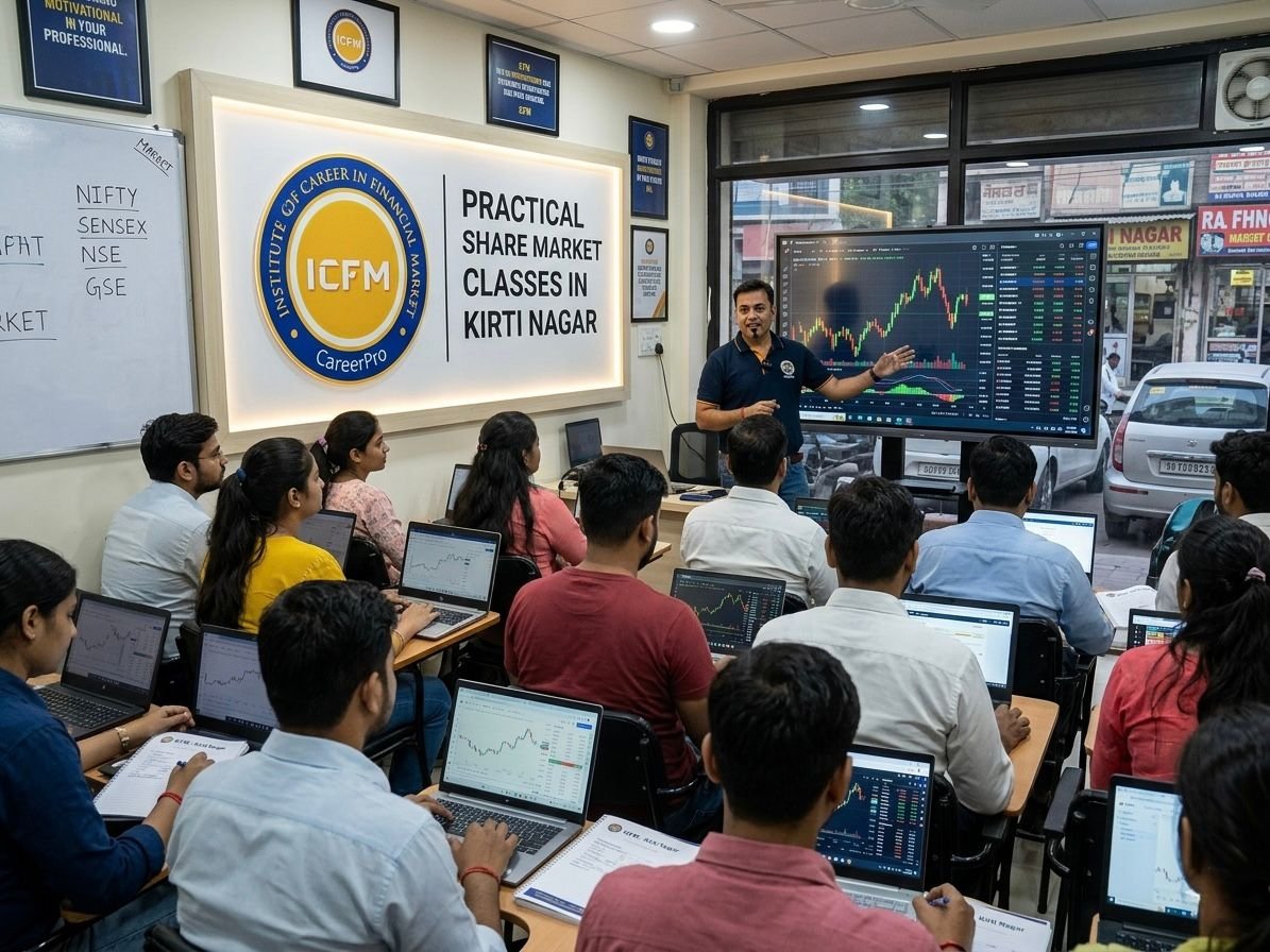 Share Market Classes in Kirti Nagar by ICFM India