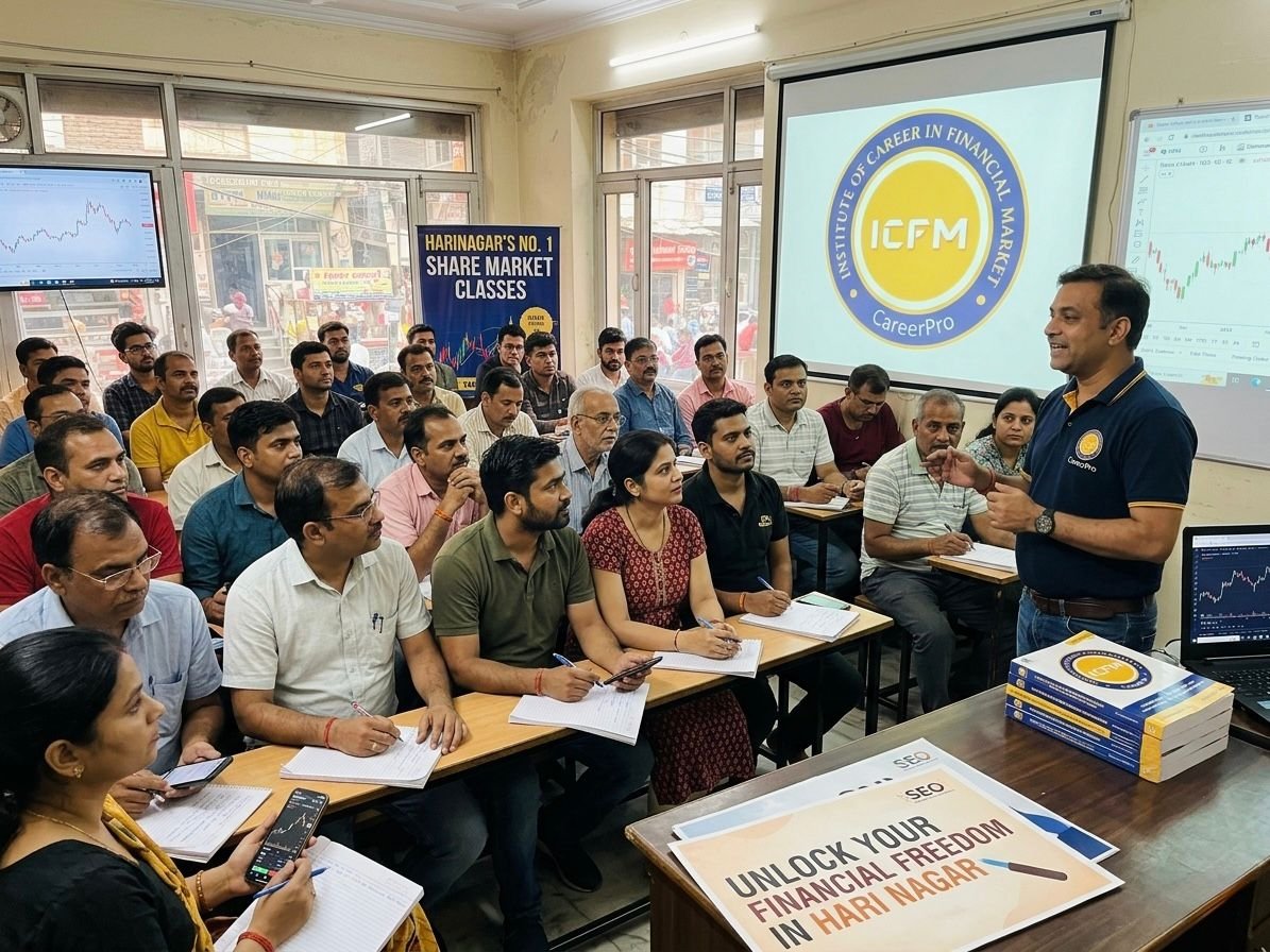 Stock market training institute in Hari Nagar Delhi