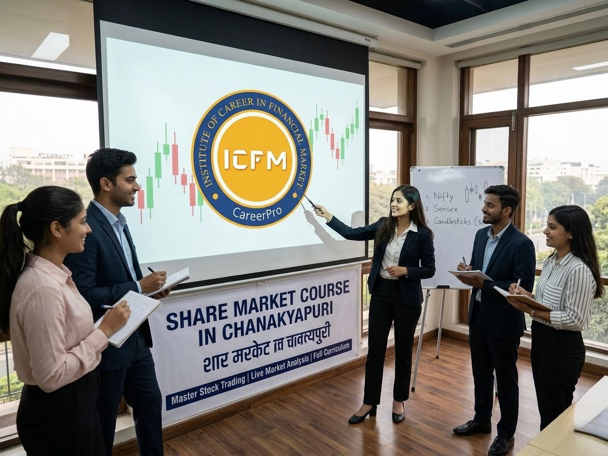 Share Market Course in Chanakyapuri classroom training ICFM