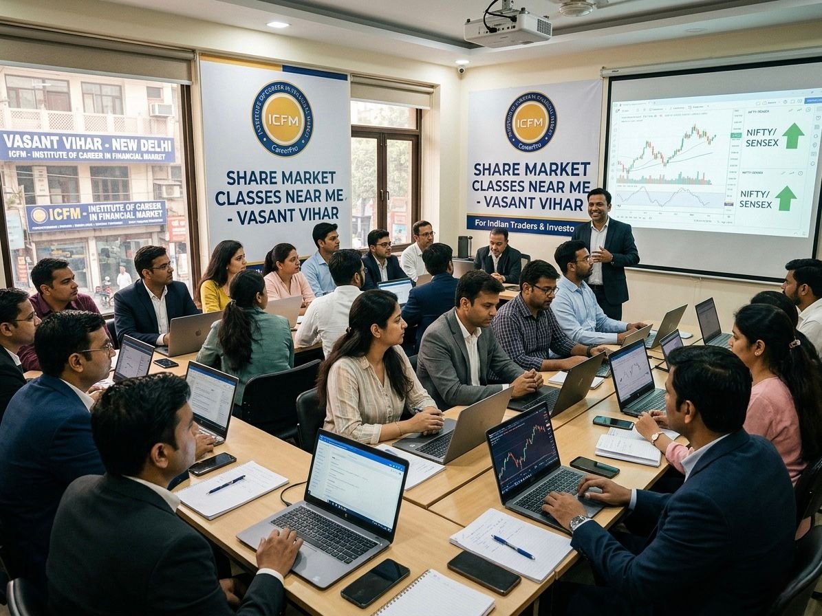 share market classes in Vasant Vihar by ICFM India