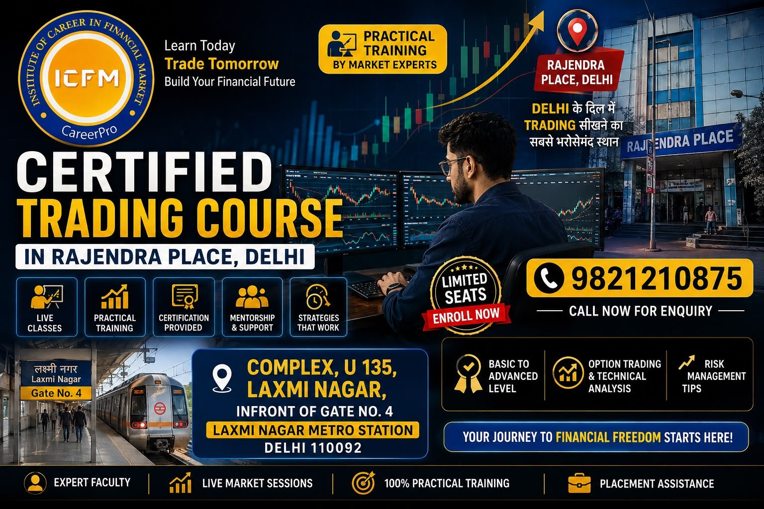 Trading Course in Rajendra Place by ICFM