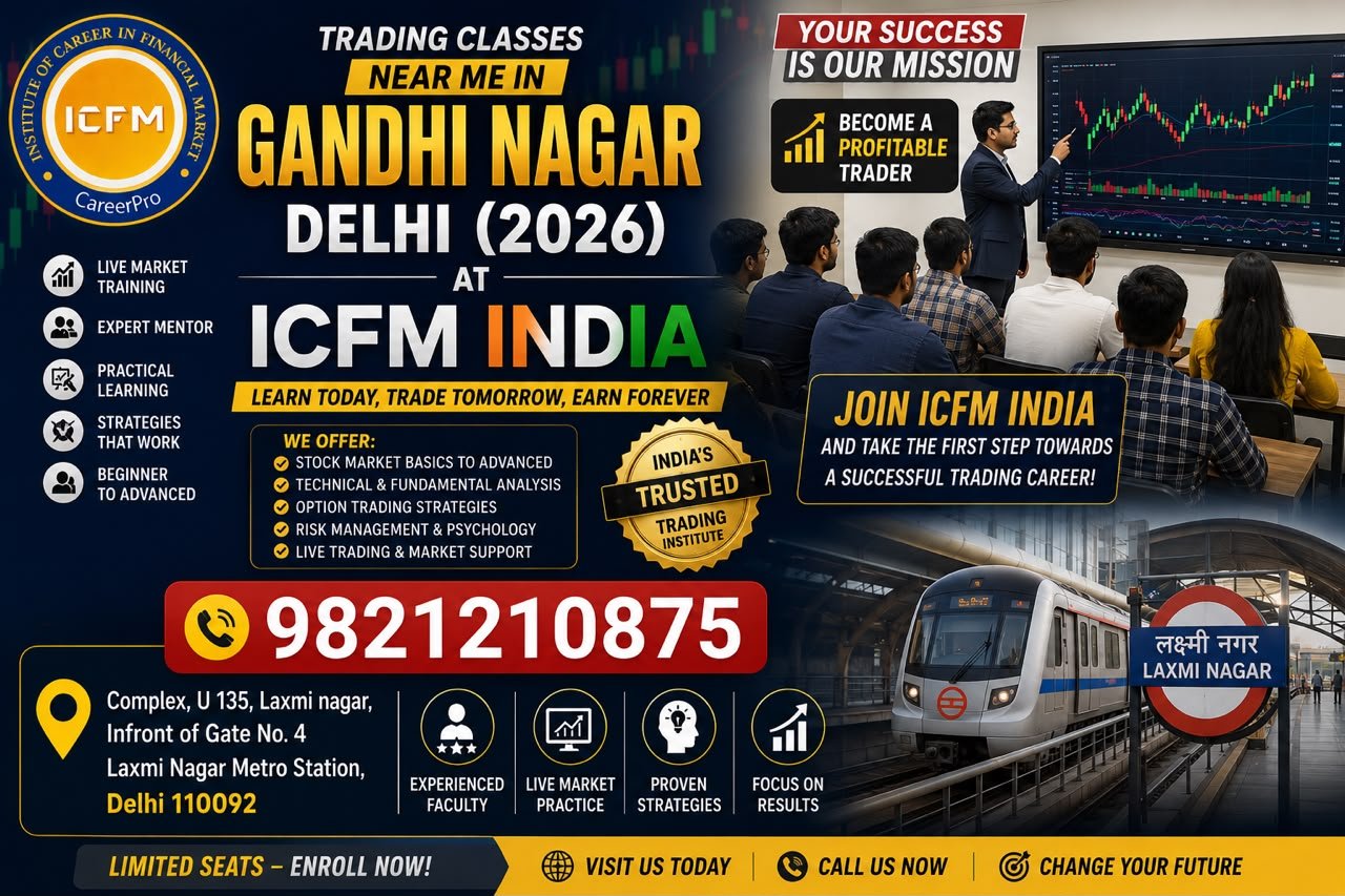 Students attending professional trading classes near Gandhi Nagar