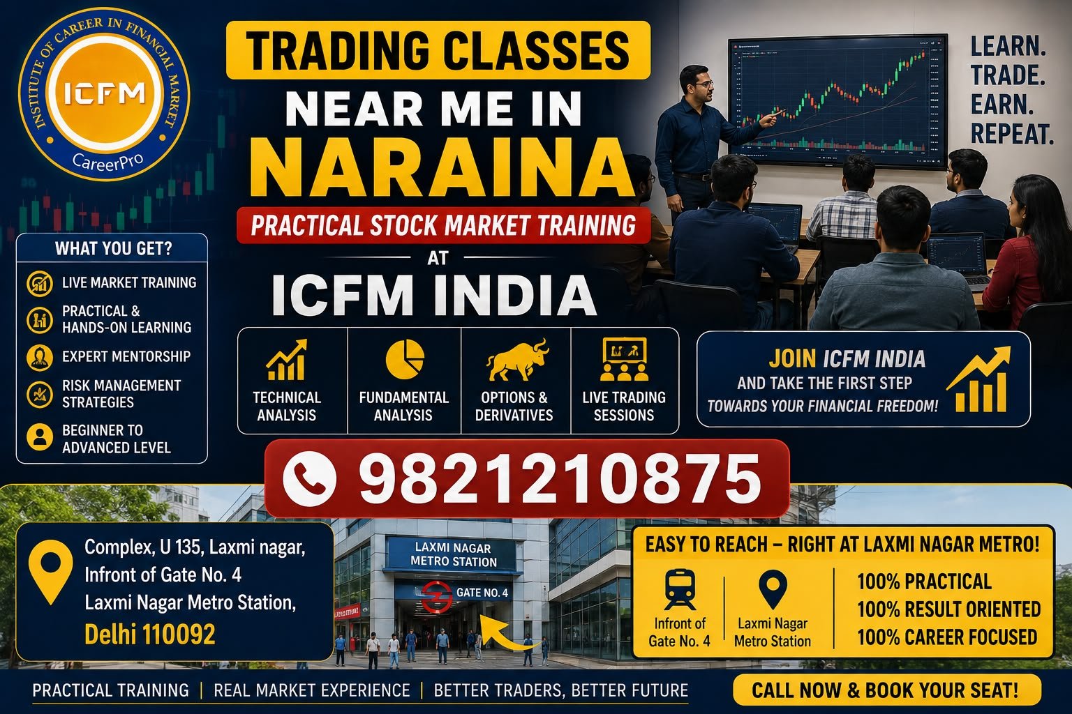 Best Trading Classes Near Me in Naraina
