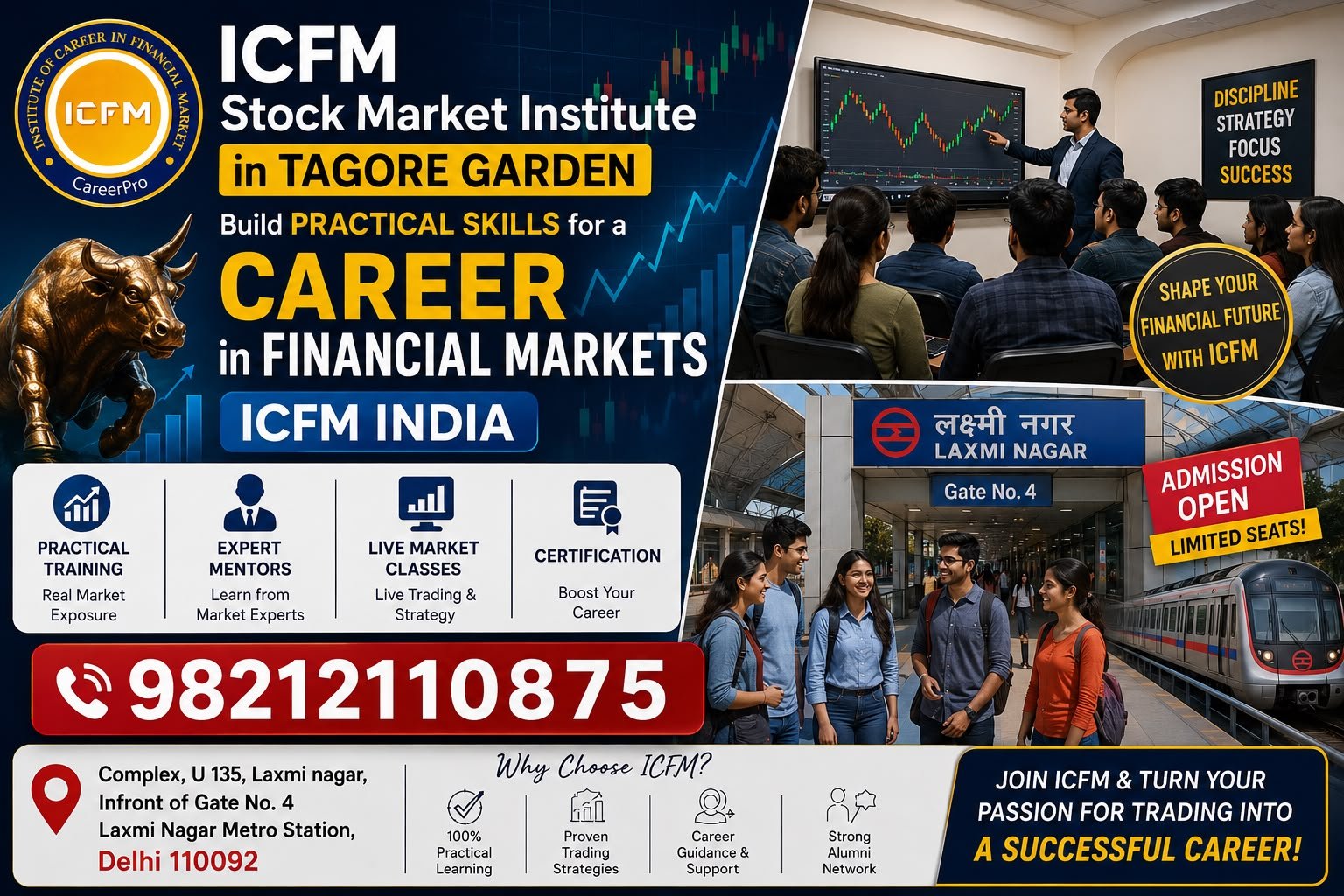 ICFM Stock Market Institute in Tagore Garden