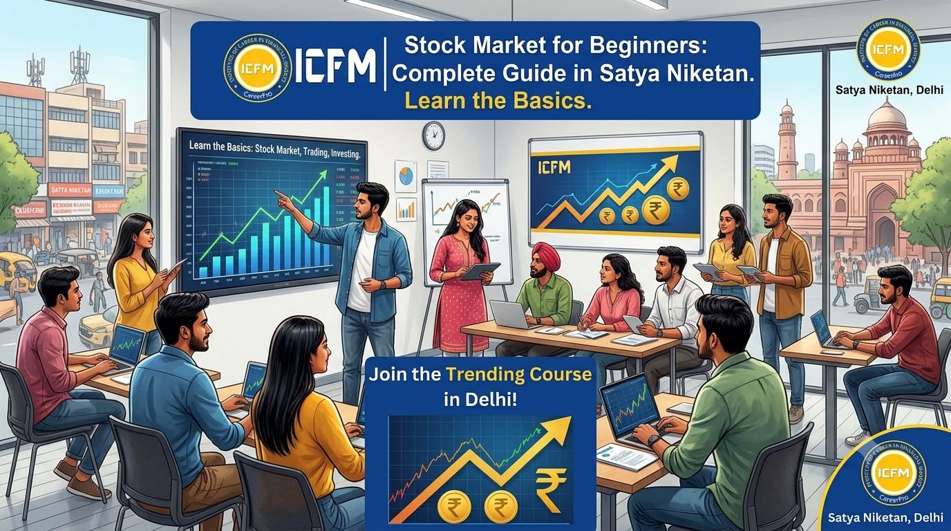 Stock Market for Beginners Course in Satya Niketan by ICFM