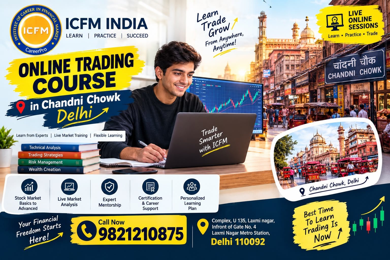 Online Trading Course in Chandni Chowk – ICFM Financial Market Training