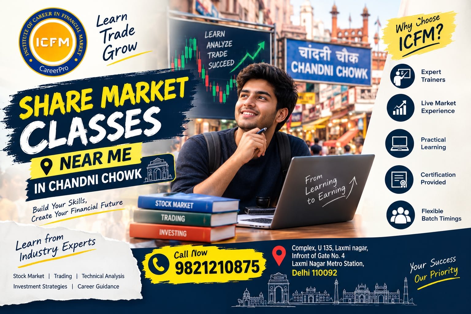 Share Market Classes Near Me in Chandni Chowk