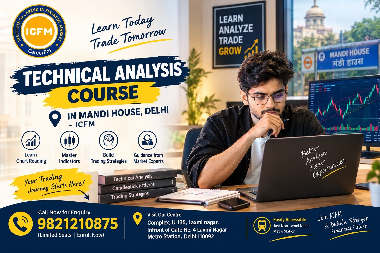 Technical Analysis Course in Mandi House, Delhi – ICFM